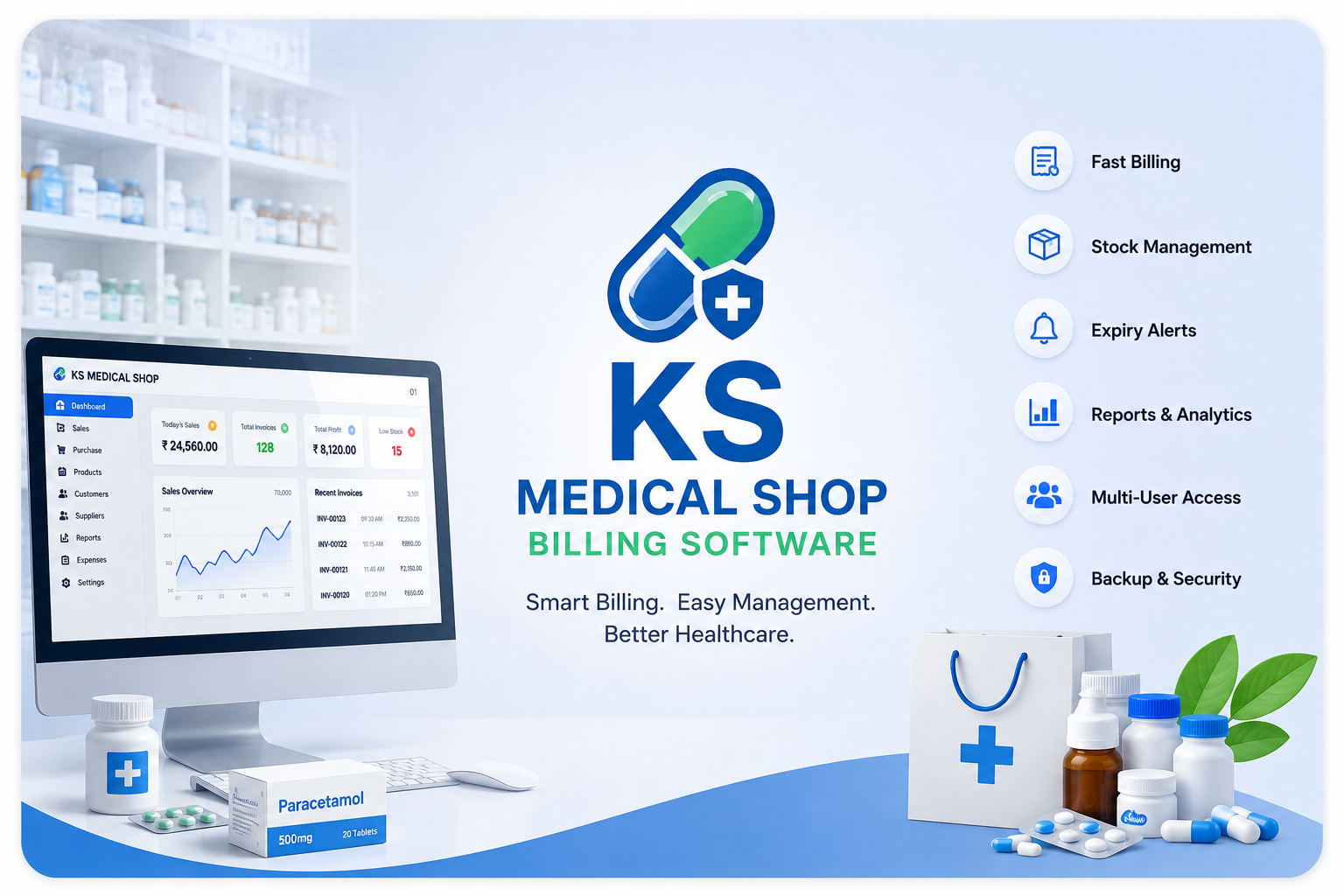 Medical Shop Billing ERP